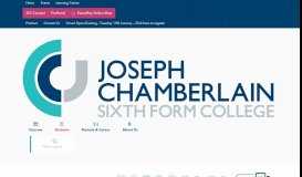 
							         Students - Joseph Chamberlain Sixth Form College								  
							    