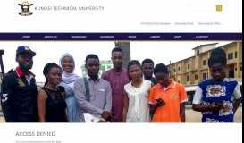 
							         Students | Kumasi Technical University								  
							    