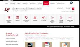 
							         Students / Learning Portal - Lake Travis ISD								  
							    