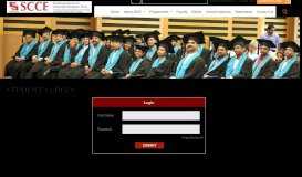 
							         Student's Login - Symbiosis Centre for Corporate Education (SCCE)								  
							    