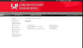 
							         Students - Lord Botetourt High School								  
							    