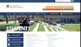 
							         Students - Los Angeles Mission College								  
							    
