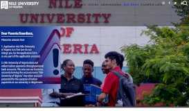
							         STUDENTS - Nile University of Nigeria								  
							    