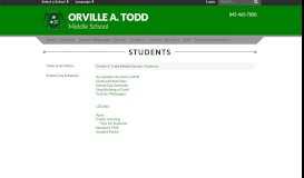 
							         Students - Orville A. Todd Middle School - Spackenkill Union Free ...								  
							    