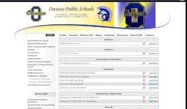 
							         Students & Parents | Owosso Public Schools								  
							    