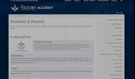 
							         Students & Parents · The Victory Academy								  
							    