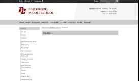 
							         Students - Pine Grove Middle School								  
							    
