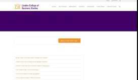 
							         Students Portal - London College of Business Studies								  
							    