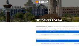 
							         Students Portal| Sri Chandrasekharendra Saraswathi Viswa ...								  
							    