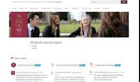 
							         Students secure logins - Cranbrook School								  
							    