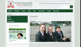 
							         Students | St Edmund Arrowsmith Catholic High School								  
							    