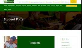 
							         Students | Student Portal | Yaba College of Technology Lagos Nigeria								  
							    