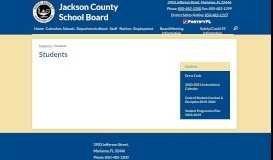
							         Students – Students – Jackson County School Board								  
							    