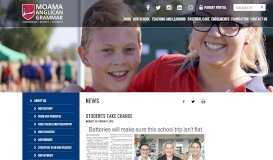 
							         Students take charge - Moama Anglican Grammar								  
							    