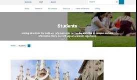 
							         Students - The University of Auckland								  
							    