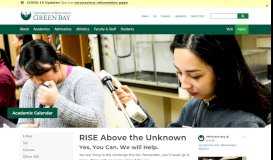 
							         Students - UW-Green Bay								  
							    