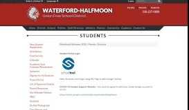 
							         Students - Waterford-Halfmoon UFSD								  
							    