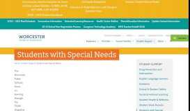 
							         Students with Special Needs – Worcester Public Schools ...								  
							    