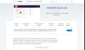 
							         Student.uj.ac.za website. UJ's-uLink-Sign in.								  
							    