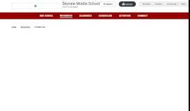 
							         StudentVUE - Skyview Middle								  
							    