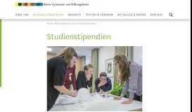 
							         Studienstipendien – Kölner Gymnasial- und Stiftungsfonds								  
							    
