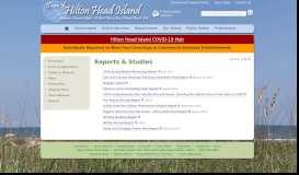 
							         Studies - Town of Hilton Head Island Reports								  
							    