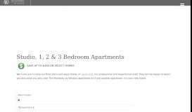 
							         Studio, 1, 2 & 3 Bedroom Apartments ... - The Monterey by Windsor								  
							    
