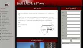 
							         Studio at Presidential Towers – Temporary Housing Chicago								  
							    