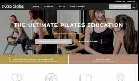 
							         Studio Pilates Courses | Studio Pilates								  
							    
