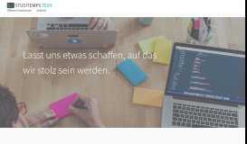 
							         STUDITEMPS.TECH | Agile Softwareentwicklung mitten in Köln								  
							    