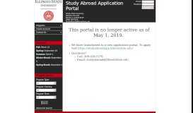 
							         Study Abroad Application Portal								  
							    