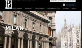 
							         Study Abroad in Milan | IES Abroad								  
							    