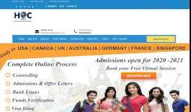 
							         Study Abroad Overseas Consultants Hyderabad | HOC								  
							    