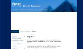 
							         Study Abroad - Registrar - Baruch College - The City University of New ...								  
							    