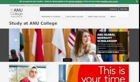 
							         Study ANU College: Study in Canberra | ANU College, Australia								  
							    