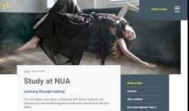 
							         Study at NUA - Norwich University of the Arts								  
							    