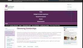 
							         Study : Chevening Scholarships - Durham University								  
							    