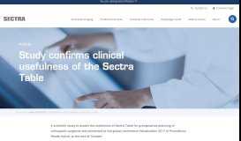 
							         Study confirms clinical usefulness of the Sectra Table | Sectra Medical								  
							    