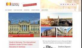 
							         Study in Germany for Free - Information about Studying in Germany								  
							    