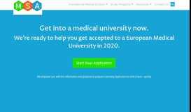 
							         Study Medicine Abroad | Med Student Advisors™								  
							    