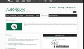 
							         Study Resources - Student Learning Centre - Subject Guides at ...								  
							    