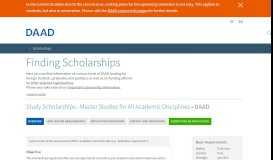 
							         Study Scholarships - DAAD								  
							    
