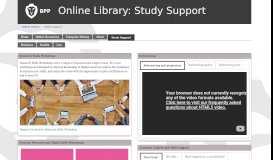 
							         Study Support - BPP Online Library - LibGuides at BPP University								  
							    