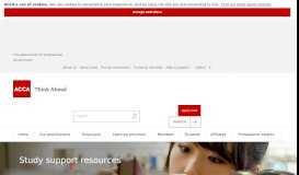 
							         Study support resources | ACCA Global								  
							    