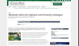 
							         Study.com aims to replace community college - eCampusNews								  
							    