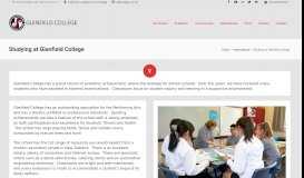 
							         Studying at Glenfield College – Glenfield College								  
							    