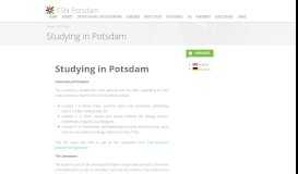 
							         Studying in Potsdam | ESN Potsdam								  
							    