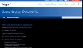 
							         Subcontractor Documents | Telgian								  
							    