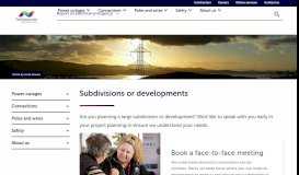 
							         Subdivisions or developments - TasNetworks								  
							    