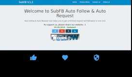 
							         SubFb.Us | Facebook Auto Followers - Auto Request - Auto ...								  
							    